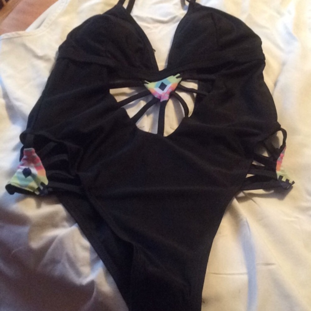 Black swimsuit